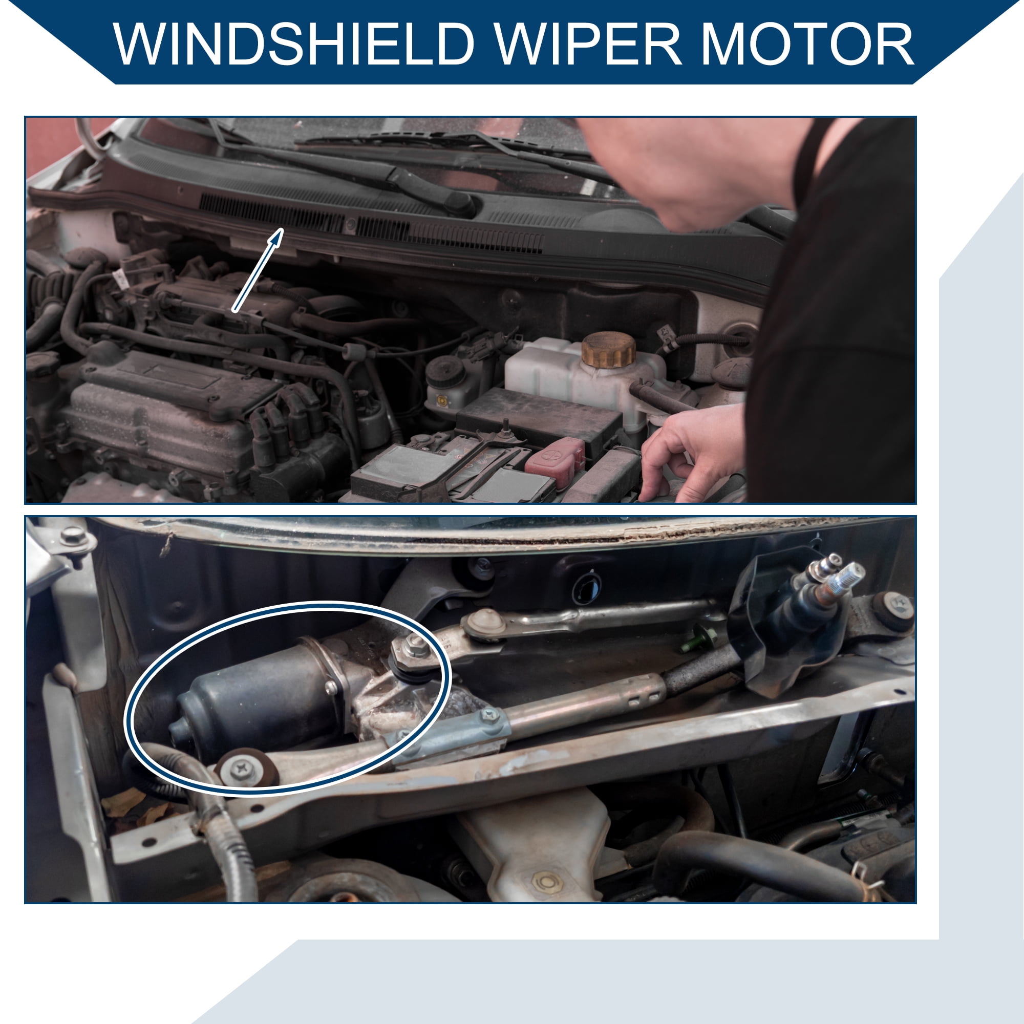 Unique Bargains 5-Pin Front Windshield Wiper Motor for Chevy Blazer S10 for GMC Jimmy