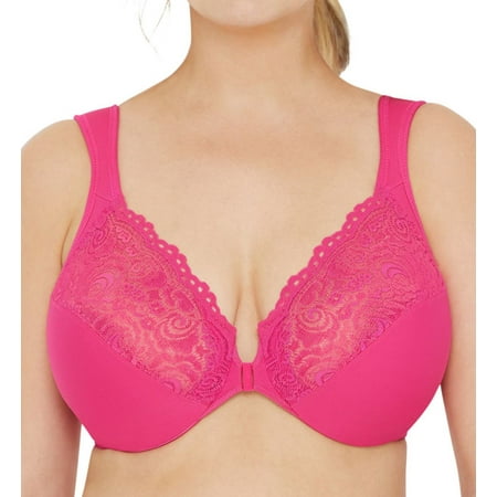 Bare Elegance Bra - Women's Glamorise 1245 Elegance Front Close Wonderwire Bra