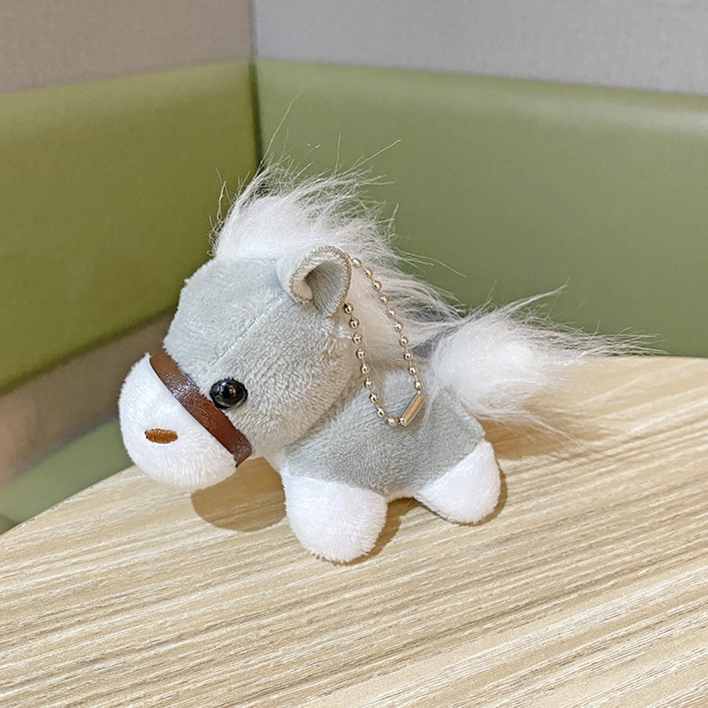 Horse Stuffed Doll Schoolbag Accessories Pendant Plush Cartoon Ornament