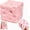 Cheese-pink, variant on Peanut Squishy, Zero Bounce Back Sensory Squeeze, Soft Squishy Stress Relief, Shapeable Sensory Fidget Cute Peanut Desk Birthday Gift for Adults