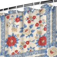 thumbnail image 3 of Pioneer Flower Floral Print Pattern Shower Curtain 72"x72", Bathroom Decorative Shower Curtain Set with 12 Hooks, Waterproof Washable, 3 of 6