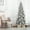 White+Green#26, variant on Christmas Tree 8 FT Flocked PE/PVC Christmas Tree with 44 Natural Pine Cones – 1634Tips, Space-Saving Design, Hinged Branches, Stable Metal Stand, Realistic Snowy Look,Flocked Christmas Tree