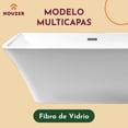 thumbnail image 2 of Tina Baño Fibra Vidrio Premium Bañera Lujo Rectangular 280l 172x77x62 Cm, 2 of 5