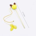 thumbnail image 4 of Labymos Cat Interactive Stick with Balls Bells Feather Wand for Cat Teaser Catcher Exercise Playing, 4 of 8