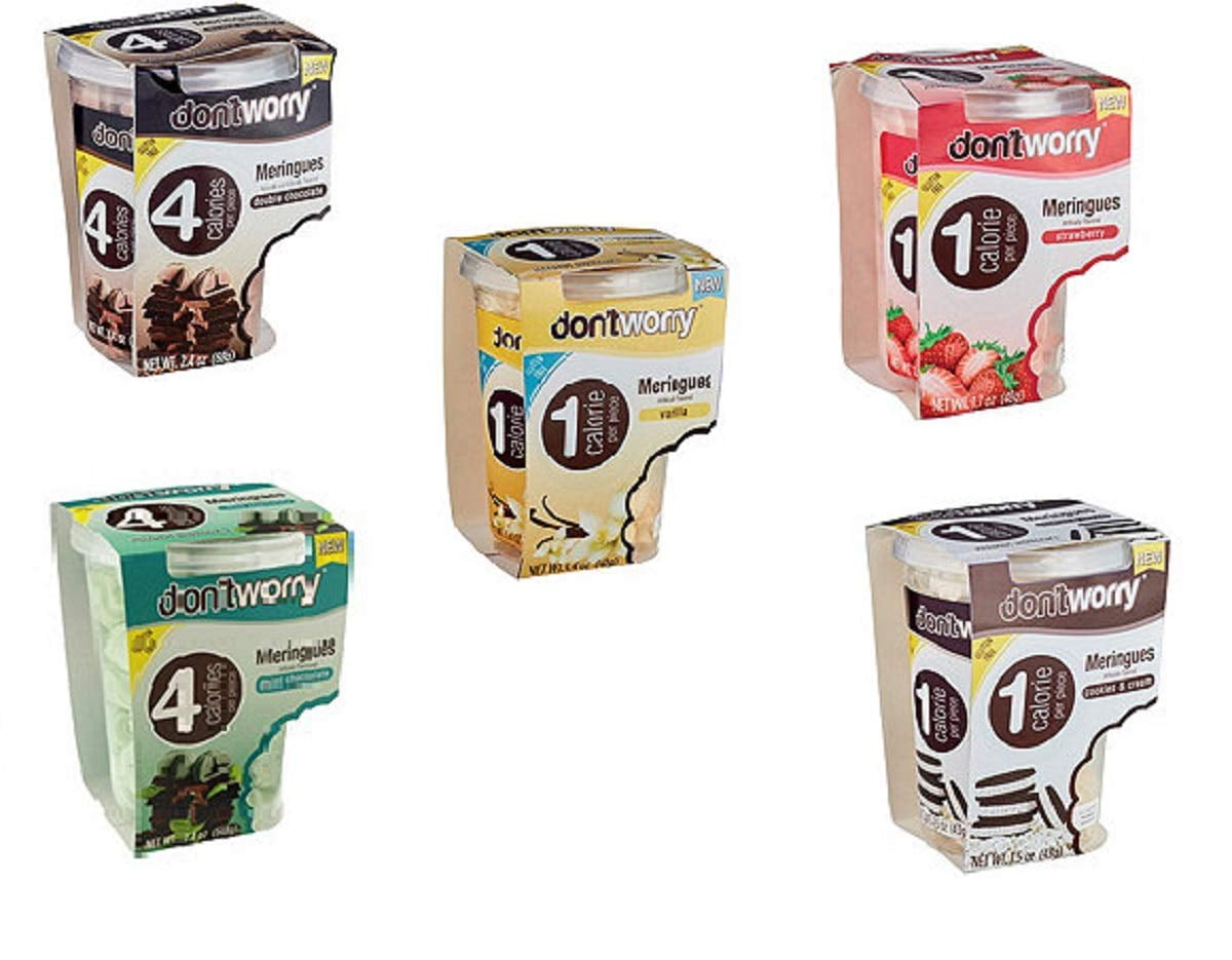 Don't Worry Meringues Variety Pack 5 flavors (Mint Chocolate