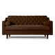 thumbnail image 3 of Sofá Cama Makora De Velvet Chocolate Modelo Ilios, 3 of 8
