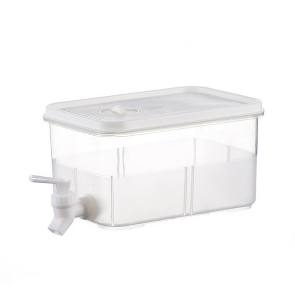Aihimol Cold Kettle With Faucet In Refrigerator, Faucet Large Capacity Storage For Fruit Juice Dispenser With Top And Spigot Fruit Teapot Lemonade Bucket