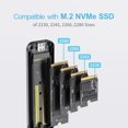 thumbnail image 4 of Carcasa SSD Mediasonic de aluminio M.2 PCIe NVME a USB 3.2 C, 4 of 9