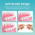 thumbnail image 4 of Interdental Toothpicks Brushpicks,Soft Bristle Dental Floss Picks Toothpicks,Helps Removes Plaque and Debris Between Your Teeth 900PCS (3 Packs of 300), 4 of 6