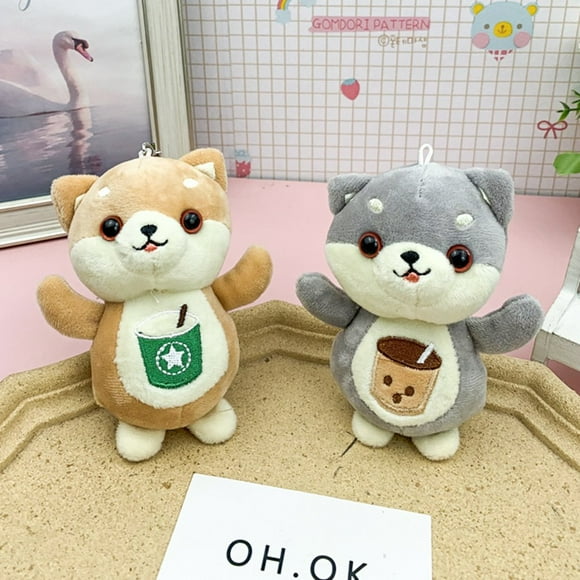 Shiba Inu Pendant Delicate Craft Cute Attractive Cartoon Shiba Inu Plush Pendant for Handbag