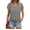 Gray, variant on Vivianyo HD Women's V Neck Short Sleeve T-Shirt, Relaxed Fit Casual Womens Tops with Side Slits, Women's Dark Gray, Sizes S-2XL