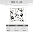 thumbnail image 4 of Kll Cute Cow And Milk Stains Decorative Throw Pillow Covers Velvet Soft For Couch Sofa Bedroom Living Room Outdoor (Pillow core not included) -18"X18", 4 of 8