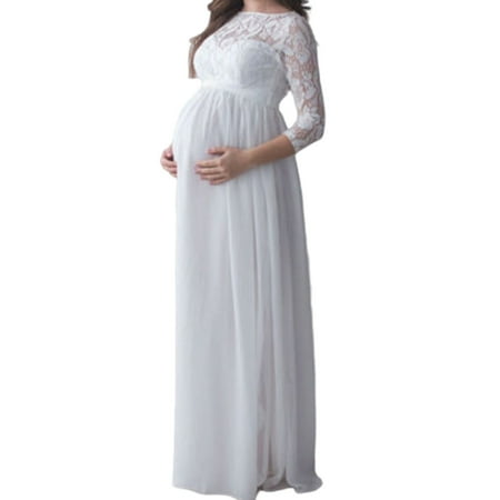 

Women Pregnancy Clothes Maternity Photography Props Lace Dress For Pregnant Photo Shoot Clothing Pregnant Mother Dress