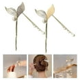 thumbnail image 2 of Miangastore 2 Pcs Bâtons de Cheveux Queue de Poisson Épingles à Cheveux Filles Baguettes Perles à Franges, 2 of 8