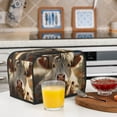 thumbnail image 6 of Haiem Adorable Flower Field Cow Print Toaster Covers 2 Slice Wide Slot,Bread Dust Cover & Fingerprint Protection,Bread Machine Cover,Appliance Covers, 6 of 7