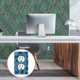 thumbnail image 6 of Yayeee Blank Wall Plate Cover 1-Gang 4.5"x2.7" Home Unused Decorative Outlet, Blue Forest Cat Pattern, 6 of 7