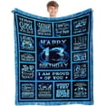 thumbnail image 1 of LHSHID 13 Year Old Boy Gifts Birthday Gifts for 13 Year Old Boys Coolest Gifts for 13 Year Old Boy 13 Year Old Boy Birthday Gift Ideas 13th Birthday Throw Blanket for 13 Year Old Boy 60"x80", 1 of 7