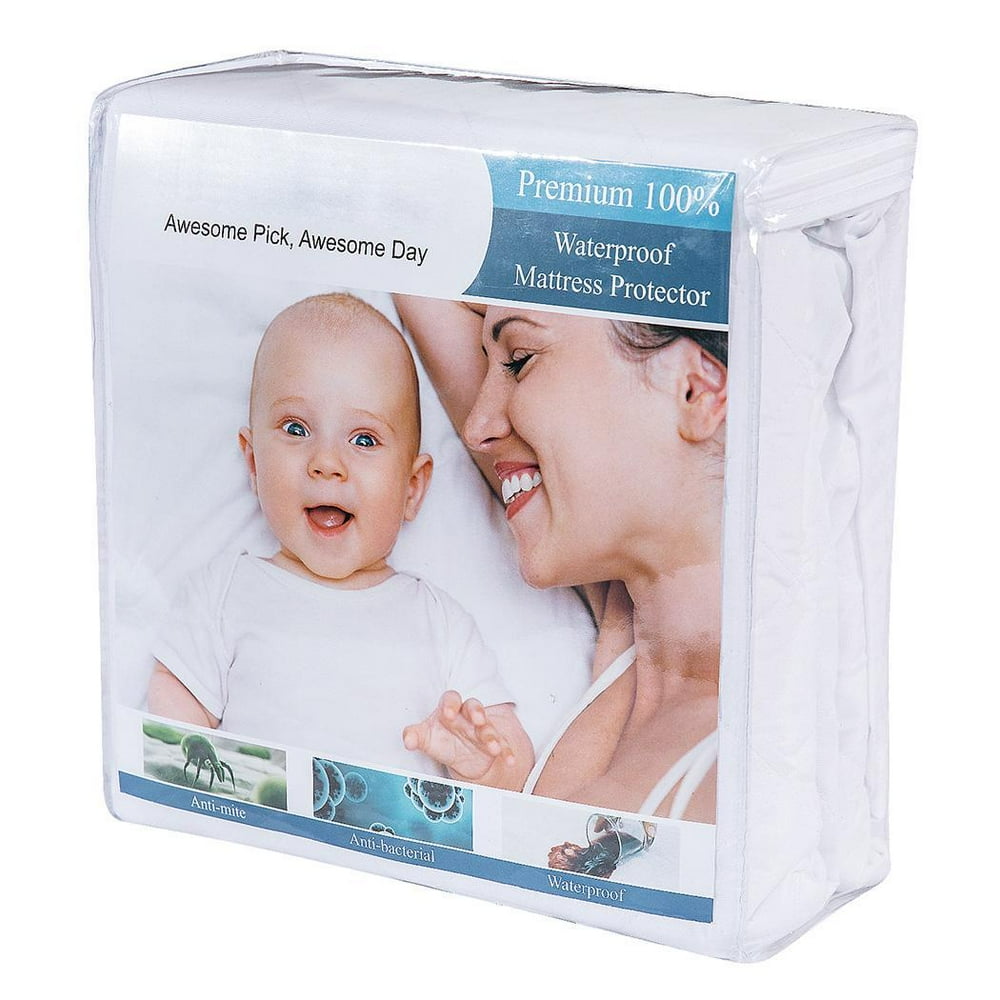 Washable UrineProof Stretchable Bed Cover Pad Waterproof Mattress Protector Onli