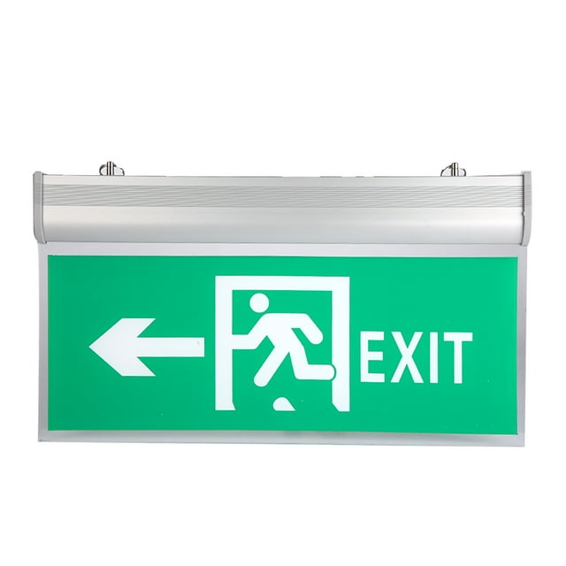 AC110-240V LED Exit Sign, 12pcs Beads Exit Lighting Sign, For Hotels