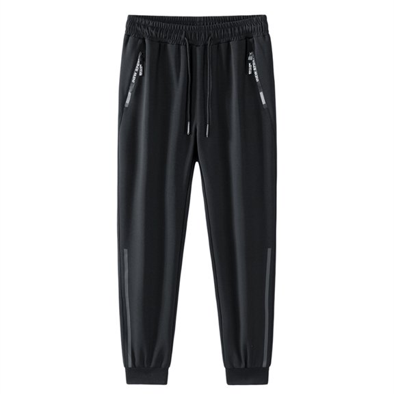 Vedolay Big and Tall Pants for Men 2023 Bottom Pocketed Sweatpants Black,3XL