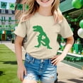 thumbnail image 2 of Vêtements pour Filles T-Shirts Graphiques à Col Rond T-Shirts Shorts de Basketball Enfants 10-11 Ans, 2 of 4