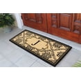 thumbnail image 2 of A1HC First Impression Uriel Bleached Coir Engineered Anti-shred Monogrammed Doormat (30" x 60"), 2 of 8