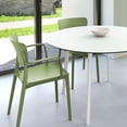 thumbnail image 2 of Luxury Commercial Living 5-Piece White and Olive Green Round Dining Set 47.5", 2 of 6