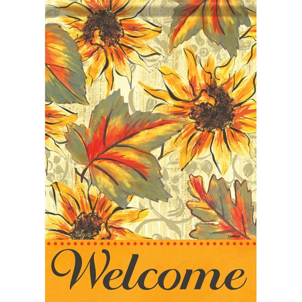 Carson Sunflower Scatter Garden Flag 45701 By Carson Flag Trends