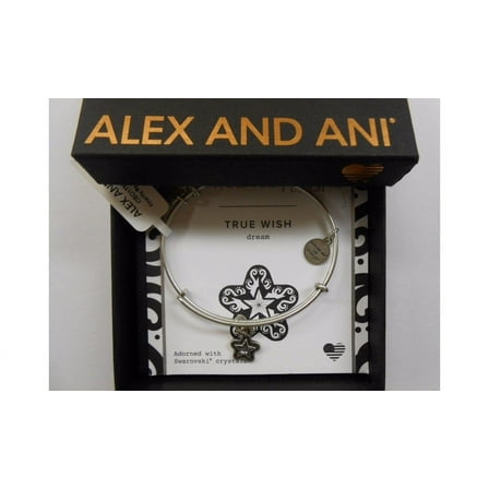 Alex and Ani Charity By Design, True Wish EWB Rafaelian Silver Bangle Bracelet