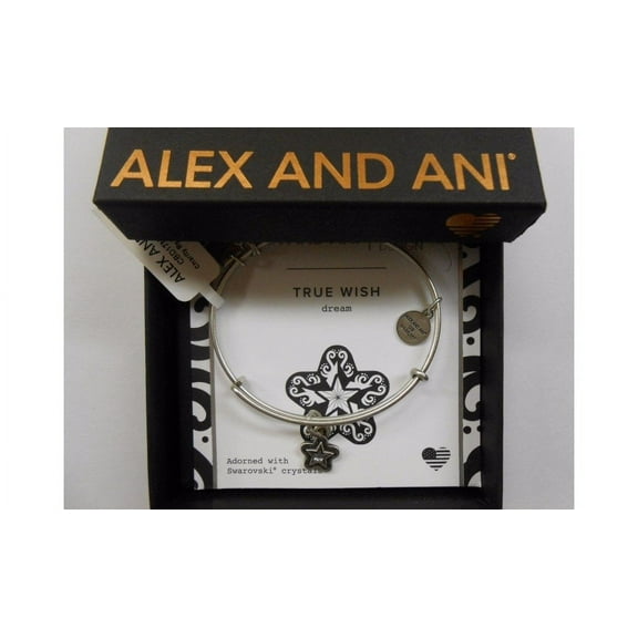 Alex and Ani Charity By Design, True Wish EWB Rafaelian Silver Bangle Bracelet
