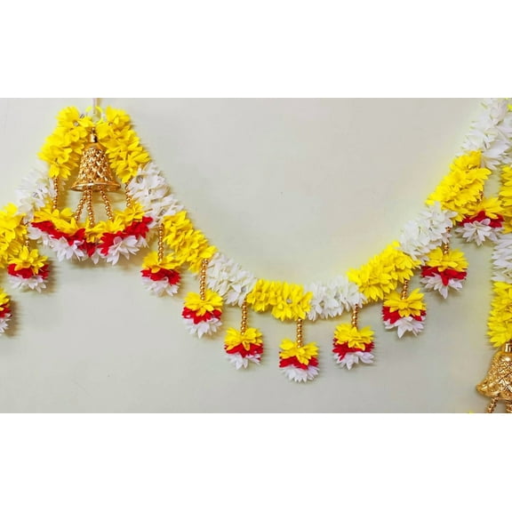 Swadeshi Desire's Toran For Main Door Home Decoration Entrance Hanging Handmade Bandarwal Gift Item, 106.7 Cm, Multicolour