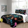 thumbnail image 4 of Colecciones de ropa de cama Tamaño múltiple Edredón Poliéster Fibra Down Fool Almohada Cubierta Conjunto de colchas para jóvenes en bolso Paquete L LiClbe210925033 Jumpingount HA012077-07, 4 of 7