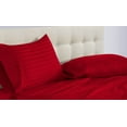 thumbnail image 3 of D.N.G. BEDDINGS Luxury 4 Piece Sheet Set with 28 Inch Deep Pocket 800 Thread Count 100% Egyptian Cotton Stripe Red Color Cal King Size, 3 of 3