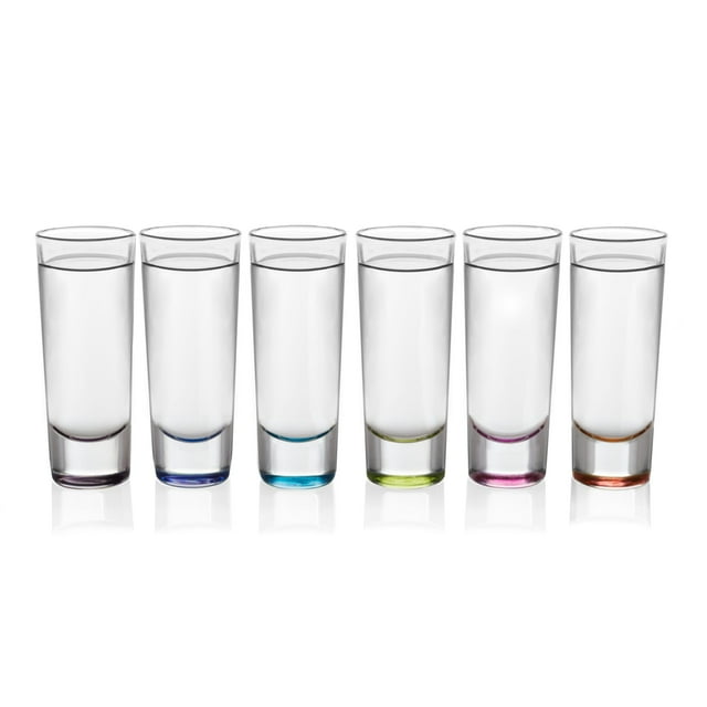 Juego de 6 gafas Shooter Libbey Troyano, multicolor, 60 ml