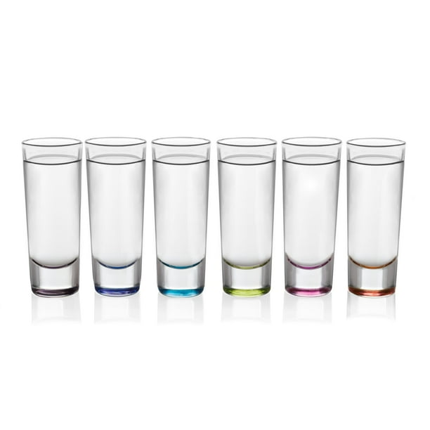 Juego de 6 gafas Shooter Libbey Troyano, multicolor, 60 ml