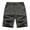 Army Green, variant on Men's Big and Tall Elastic Waist Shorts Loose with Pockets
