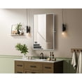 thumbnail image 3 of Elegant Kitchen and Bath Amoura 24x36 Pivot Mirror in Silver, 3 of 8