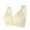 Beige, variant on JIUKE Front Closure Bras for Women Push up No Underwire Sleep Bralettes Full Support T-Shirt Bras Brown M