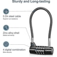 thumbnail image 2 of shackle padlock 4 digit rustproof for gates and sheds, 2 of 5