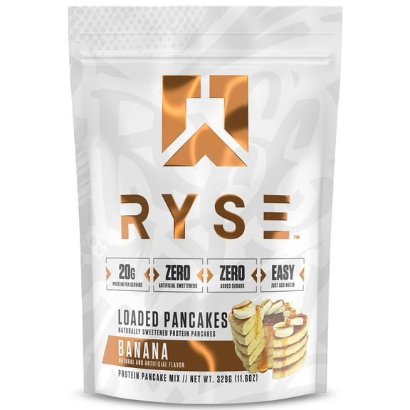 RYSE Loaded Protein Pancake & Waffle Mix - Banana - 6 Servings