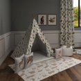 thumbnail image 3 of Tipi pour Enfants, Décoration de Chambre à Thème Forêt - Collection Aventure Petite Forêt, 3 of 10