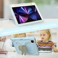thumbnail image 4 of TECH CIRCLE iPad Pro 11 inch Case,iPad Air 5th/4th Generation Case,Heavy Duty Shockproof Protective Case with Kickstand Butterfly Wings Pencil Holder for iPad Pro 11" 4th/3rd/2nd/1st Gen,Skyblue+Beige, 4 of 7