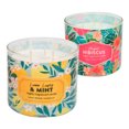 thumbnail image 5 of Mainstays 3-wick candles lemon leaves mint and hibiscus 2 pack, 14-Ounce, 5 of 6