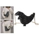 thumbnail image 5 of Precioso bolso de hombro de moda de piel sintética con remaches, elegante bolso de cadena, bandolera, bolso de mano, bolso de mano, bolso de mano para niñas, regalo Negro, 5 of 7