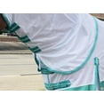 thumbnail image 4 of 66 In Hilason Horse Fly Sheet With Neck Uv Protect Mesh Bug Mosquito Summer White/Turquoise, 4 of 8