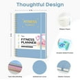 thumbnail image 6 of ZJQYDS Fitness Workout Journal for Women & Men, A5(5.5" x 8.2") Workout Log Book Planner for Tracking, Progress, and Achieving Your Wellness Goals-Sky Blue, 6 of 14