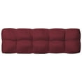 thumbnail image 3 of vidaXL Coussins de Canapé Palette 7 Pcs Rouge Vin, 3 of 5