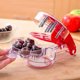thumbnail image 2 of Herramienta para quitar el corazón de cerezas Cherry Pit Remover Gadget de cocina portátil para hacer mermelada de cereza (rojo), 2 of 7