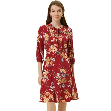 robe mi longue évasée