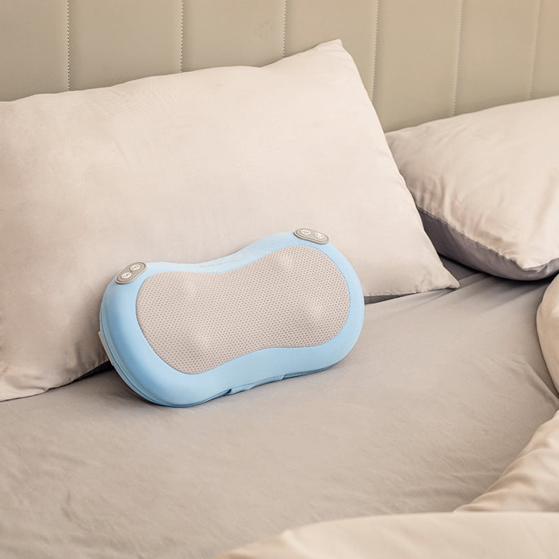 Electric Massage Pillow with Heat, Back & Neck Massager for Pain Relief Deep Tissue, Shiatsu Massager for Full Body Muscle, Home Office Car Use, Gifts for Men Women